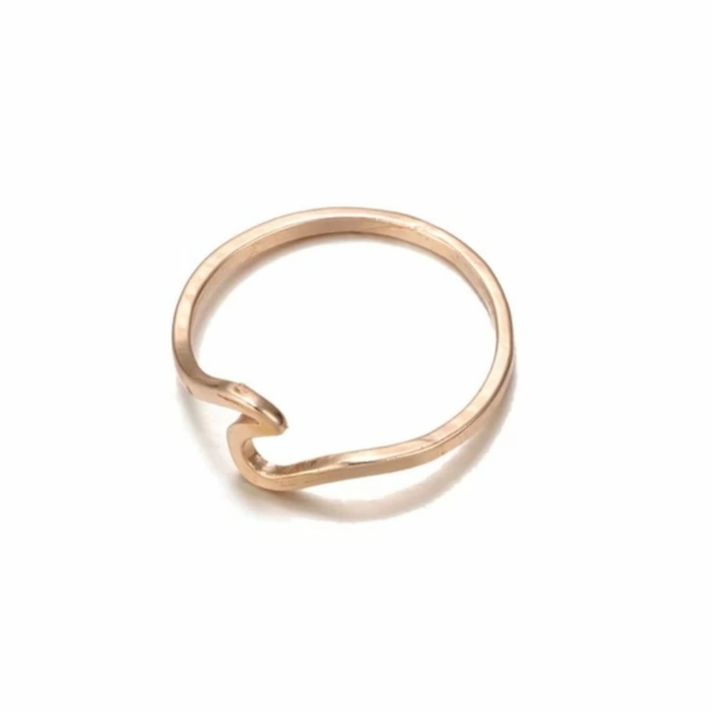 3/$21 Gold Wave Ring - Picture 2 of 2